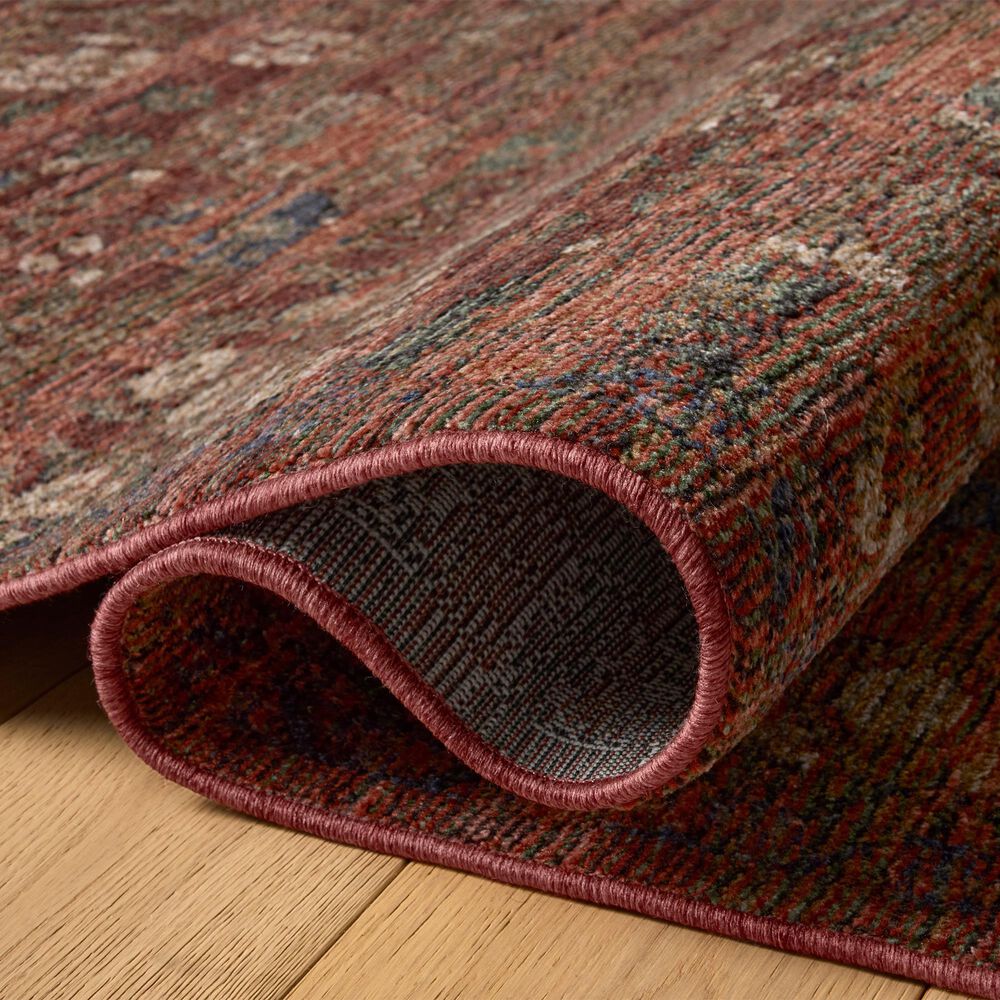 Loloi Winchester Ruby and Mushroom 7'9" x 10' Area Rug, , large