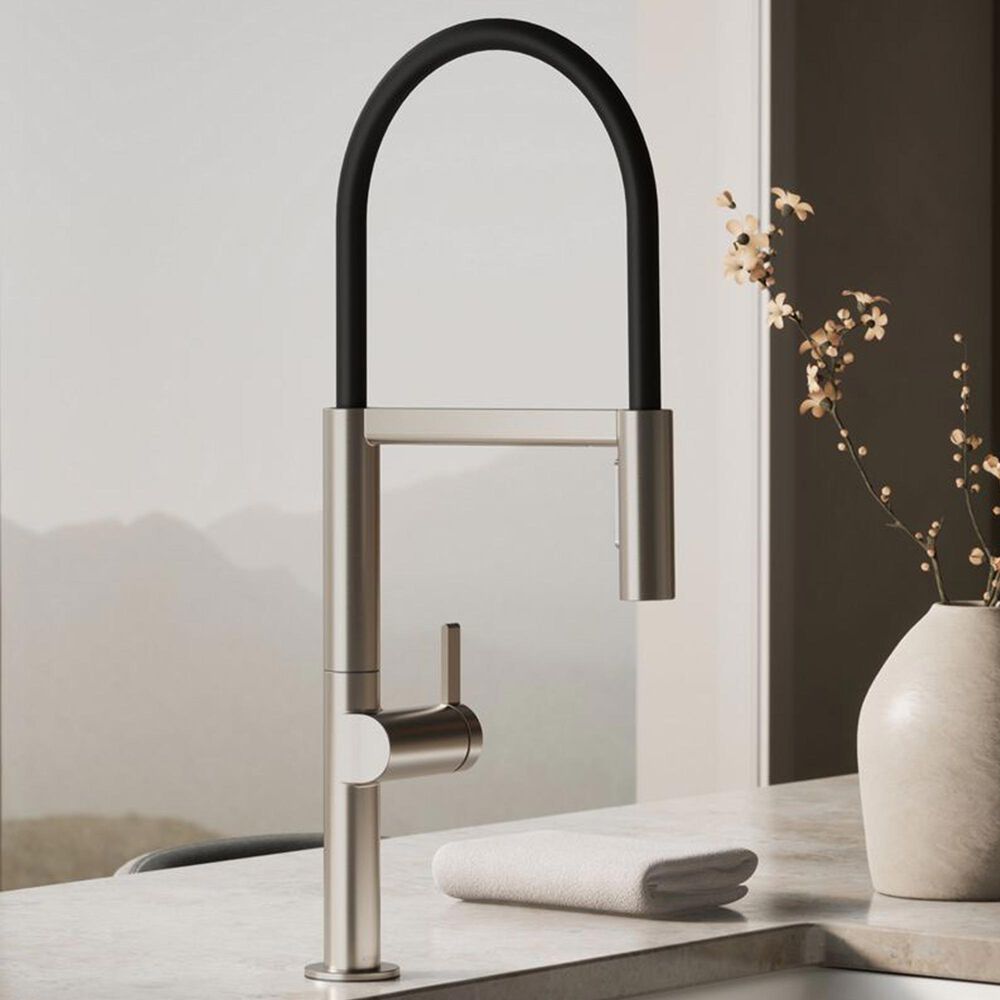 Kohler Components Semi-Professional Kitchen Sink Faucet in Vibrant Stainless, , large