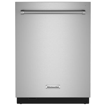 KitchenAid 44 dBA Built-In Bar Handle Dishwasher with FreeFlex 3rd Rack and LED Interior Light in PrintShield Stainless Steel, , large