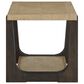 Golden Wave Furniture Sutton Place End Table in Caramel and Cocoa, , large