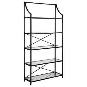 Ashley Dakerwell 5-Shelf Bookcase in Antique Black, , large