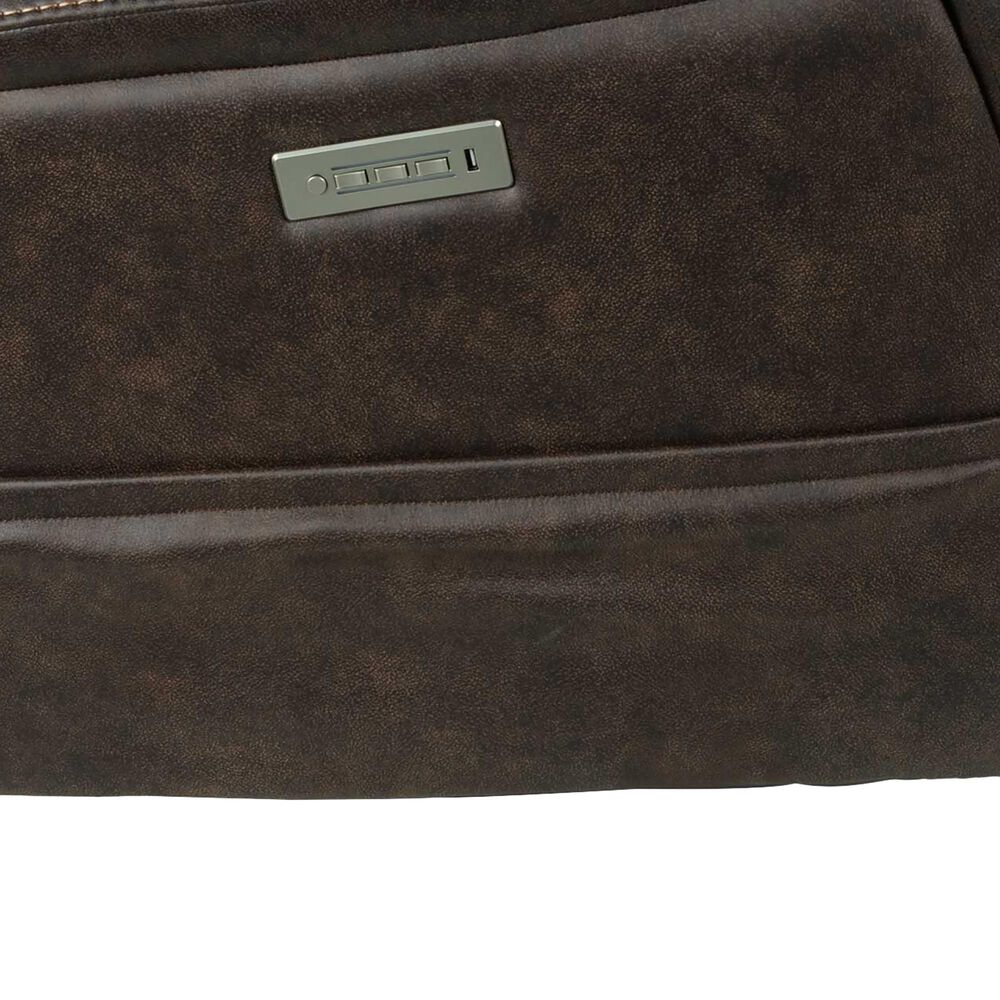 Steve Silver Lexington Triple Power Media Recliner in Saddle Brown, , large