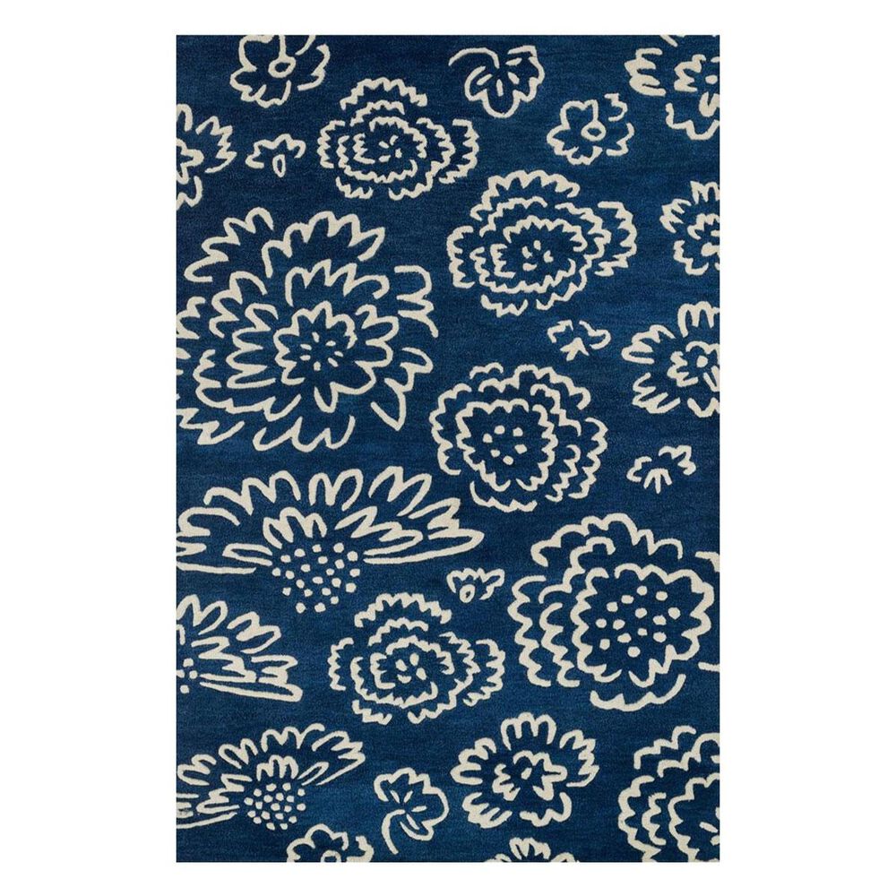 Loloi Nova NV-06 3'6" x 5'6" Navy/Ivory Area Rug, , large
