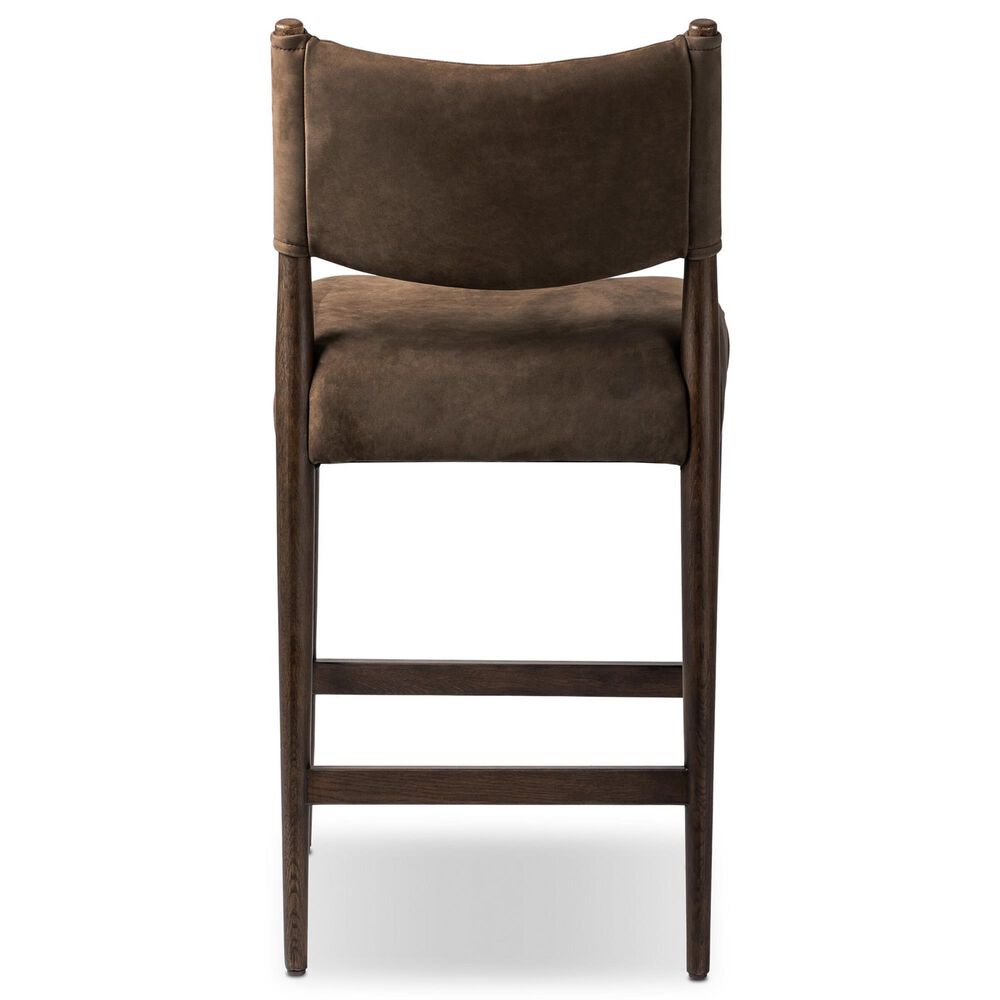 Four Hands Jayla Counter Stool in Burnt Oak, , large