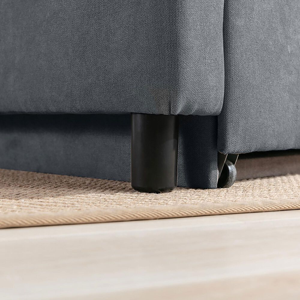 HOMLUX 35"W Convertible Armchair with Lounger and Sofa Bed Function, in Dark Grey, , large