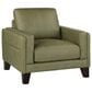 Italiano Furniture Cambria Vaughn Accent Chair in Green Glover, , large