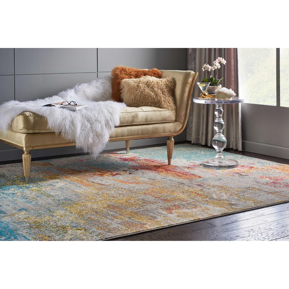 Nourison Celestial CES02 9&#39; x 12&#39; Sealife Area Rug, , large