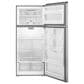Whirlpool 18 Cu. Ft. Top Freezer Refrigerator with EZ Connect Icemaker Kit in Fingerprint Resistant Metallic Steel, , large