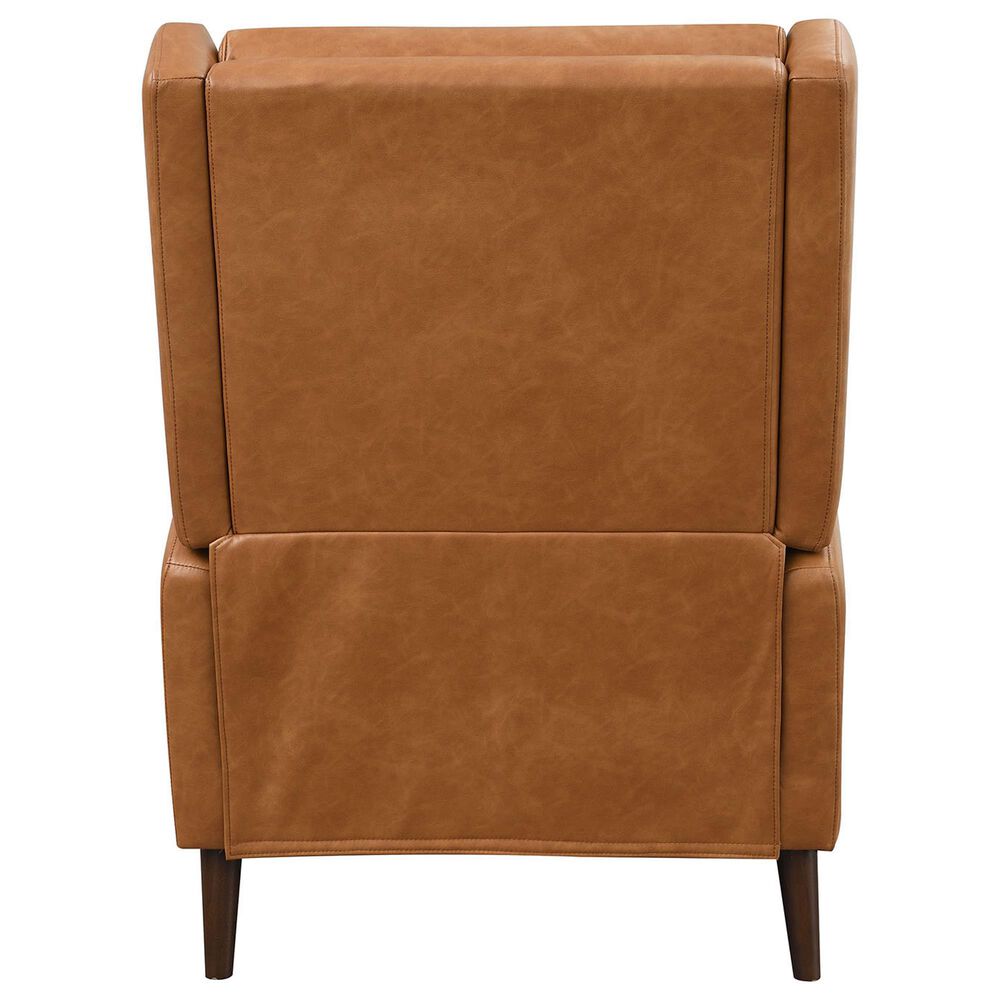 Furniture of America Psyche Push Back Recliner in Brown, , large