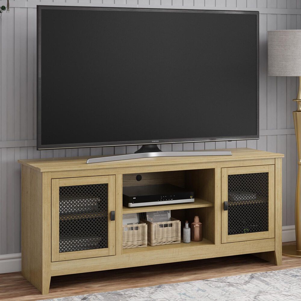 DHP Foxcroft 65" TV Stand in Golden Oak/Dover Valley Oak, , large