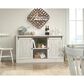Sauder Barrister Lane 61" Entertainment Credenza in White Plank, , large