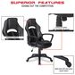 Valor Living Influx Gaming Chair in Black and Grey, , large