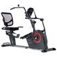Sunny Health & Fitness Smart Electro-Magnetic Resistance Recumbent Elliptical Cross Trainer in Black, , large