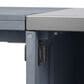 HOMLUX 67" Outdoor Kitchen Island with Stainless Steel Top in Grey, , large