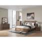 Ashley Fortlorn 6-Drawer Dresser and Mirror in Walnut Brown, , large