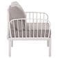 Hearth and Haven Patio Club Chair with Light Gray Cushion in White, , large