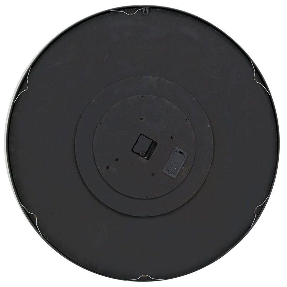 Yosemite Home Decor Trademark Wall Clock in Matte Black, , large