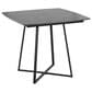 LumiSource Cosmo Square Dinette Table in Black - Table Only, , large