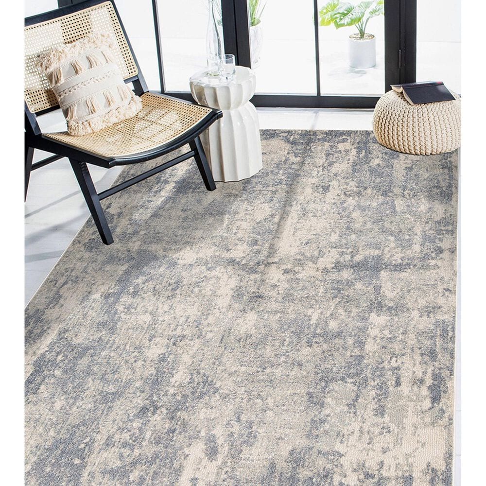 Amer Rugs Jordan 5&#39;3&quot; x 7&#39;6&quot; Gray Area Rug, , large