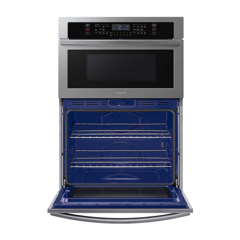 Samsung 30&quot; Smart Electric Wall Oven with Microwave Combination in Stainless Steel, , large