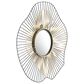 Zuo Modern Comet Mirror in Black/Gold, , large