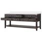 Lexora Home Norwalk 80" Double Bathroom Vanity in Brown Oak with White Quartz Top and Rectangular Sinks, , large