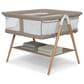 Delta Children Bondi Beechwood Twin Bassinet in Tan, , large