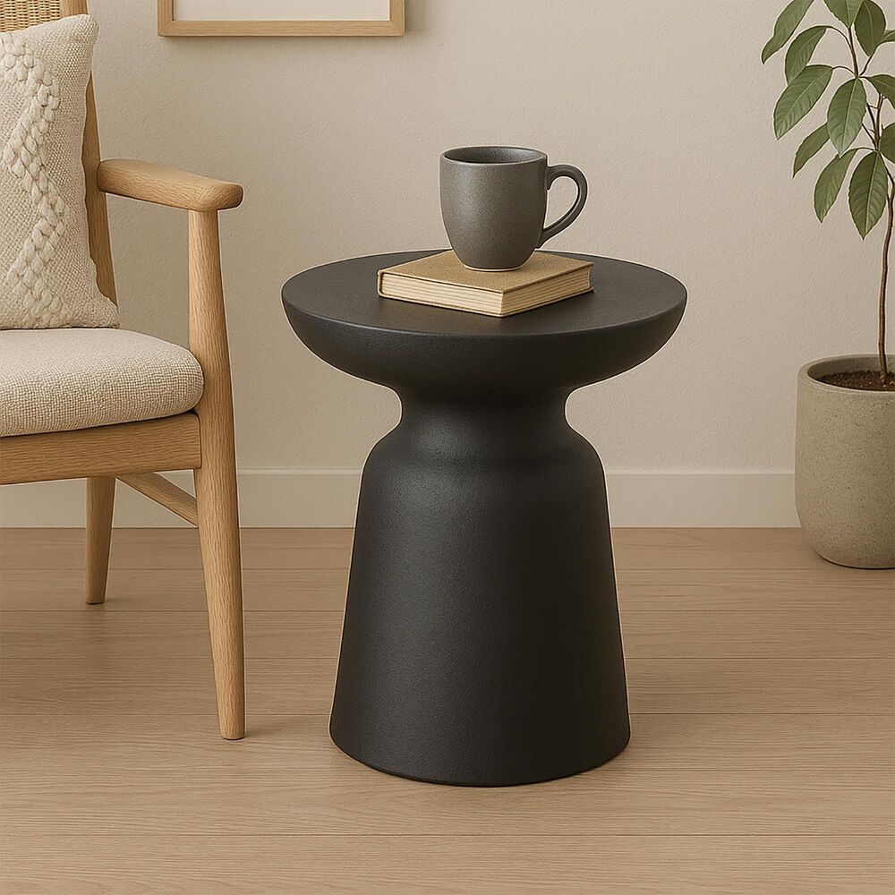 LR Home Zues Side Table in Black, , large