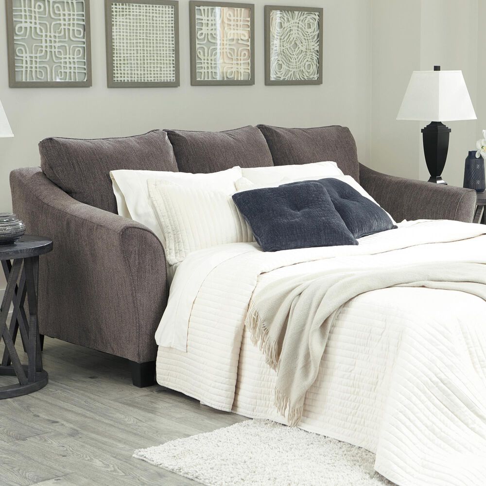 Signature Design by Ashley Nemoli Queen Sleeper Sofa in Slate, , large