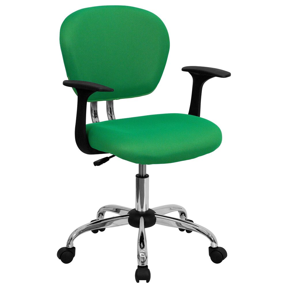 Flash Furniture 37.5" Swivel Task Chair in Green, , large