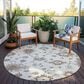 Dalyn Rug Company Portico PO6 Ivory 8" Round Area Rug, , large