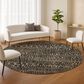Dalyn Rug Company Nexus NX5 Black 8" Round Area Rug, , large