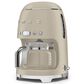 SMEG Retro Style 10-Cup Drip Filter Coffee Machine in Matte Moonlight and Polished Chrome, , large