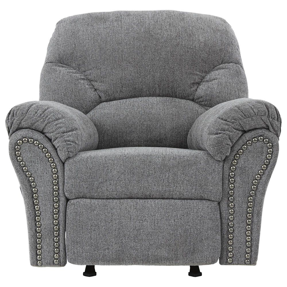 Signature Design by Ashley Allmaxx Rocker Recliner in Pewter, , large