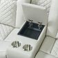 Mayberry Hill Carlo Power Reclining Loveseat in Pebble Oyster, , large