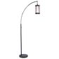 Lite Source Felix LED Arch Floor Lamp in Black, , large
