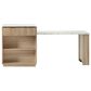 HOMLUX 83" Fluted Kitchen Island in Natural, , large