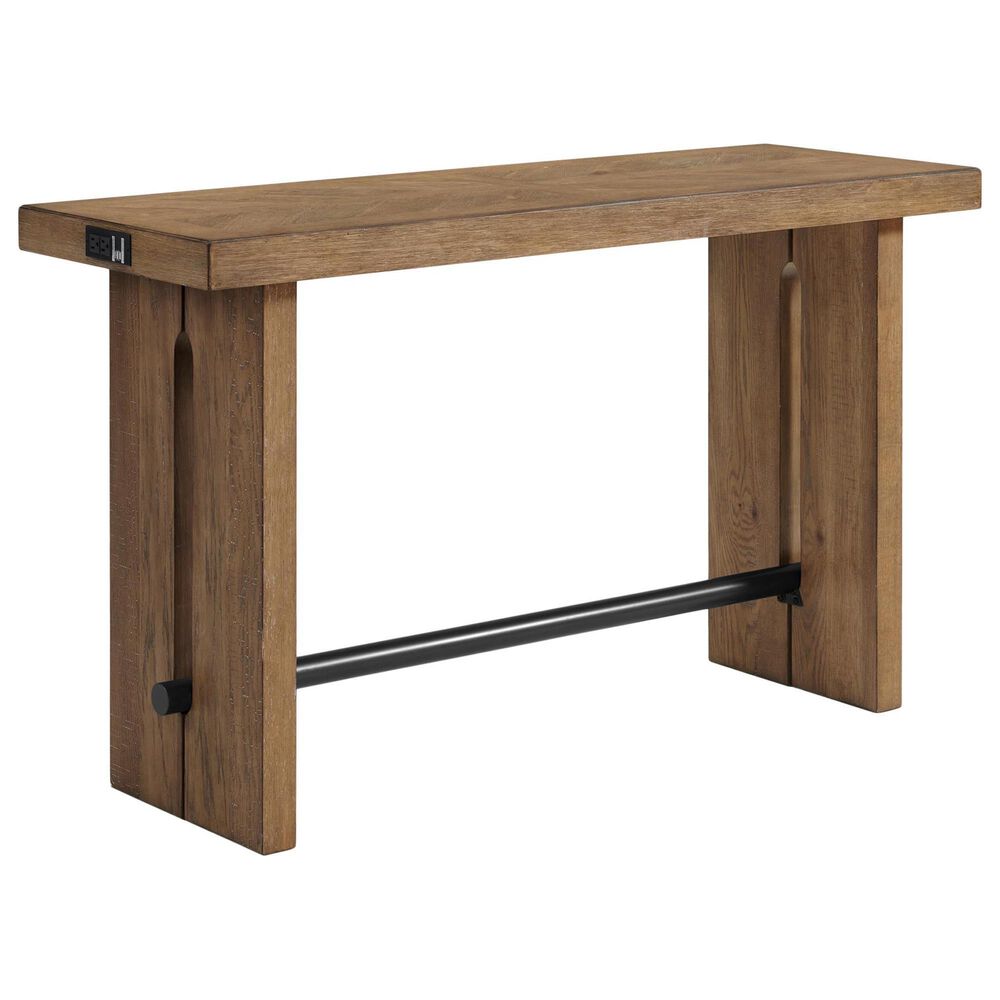 Hawthorne Furniture Landmark Sofa Table in Weathered Oak, , large
