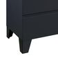 Loft District Metrica King Panel Bed and 2 Nightstands in Softwelle Lava, , large