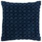 Rizzy Home 20" x 20" Transitional Down Filled Throw Pillow in Blue, , large