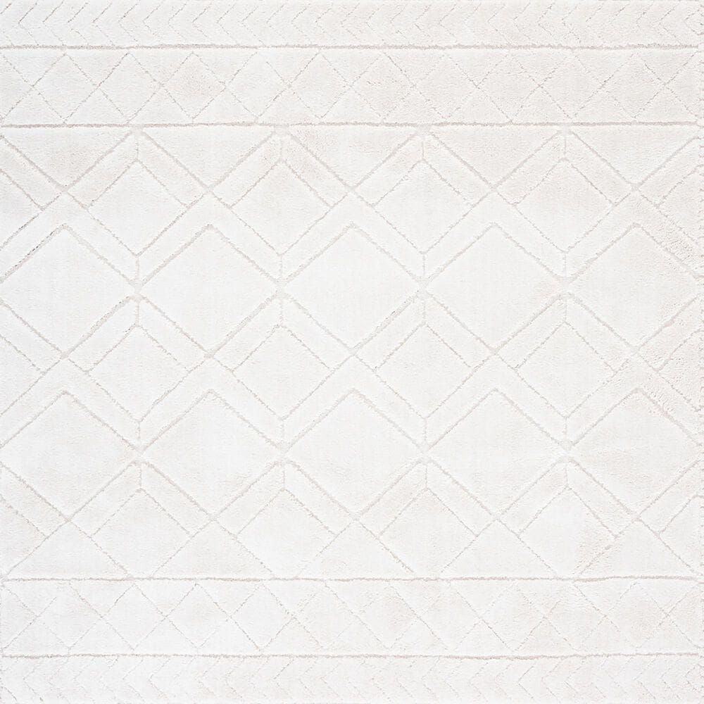Safavieh Marrakesh 6&#39;7&quot; Square Ivory and Beige Area Rug, , large