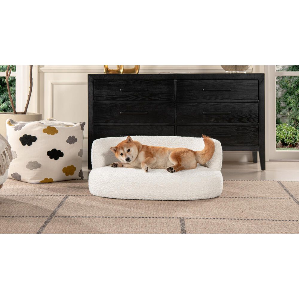 Jennifer Taylor Home Shep Dog Sofa Bed in Ivory White, , large