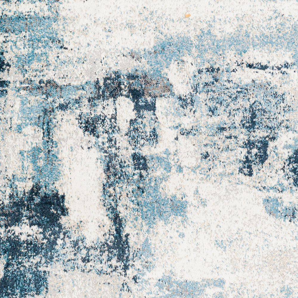 Surya Lavadora LVR2313 5&#39;3&quot; x 7&#39; Ink Blue, Navy, Light Gray, Light Beige and Cream Area Rug, , large
