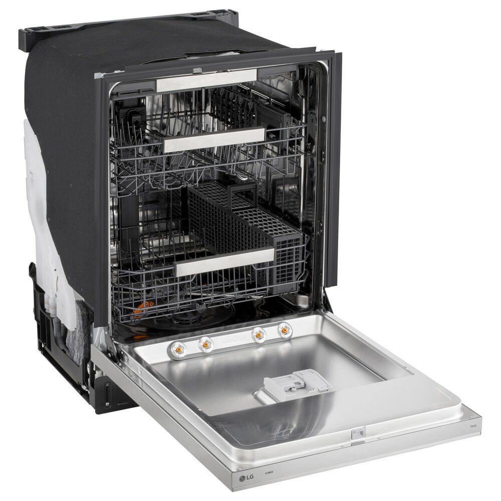 LG 24" Built-In Pocket Handle Dishwasher with 3rd Rack in PrintProof Stainless Steel, , large