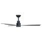 Minka-Aire Simple 52" Indoor/Outdoor Ceiling Fan with LED Light in Coal Black, , large