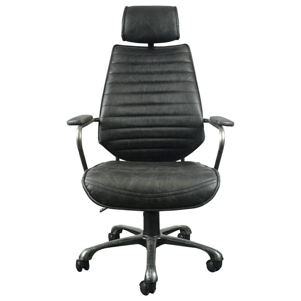 Moe&#39;s Home Collection Swivel Office Chair in Black, , large