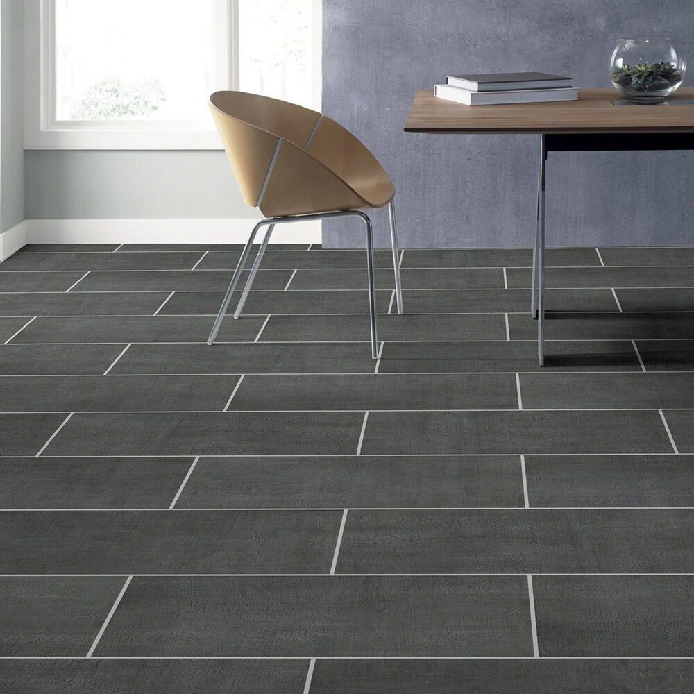 Shaw Tessuto Fumo 12&quot; x 24&quot; Porcelain Tile, , large