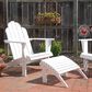 Linon Home Decor Adirondack Patio Chair in White, , large