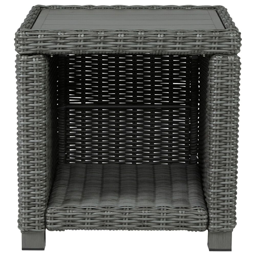 Ashley Elite Park Square End Table in Gray, , large