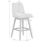 Blue River Amalie Swivel Barstool with Grey Boucle Cushion in Grey Oak, , large